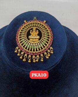 Premium quality One gram gold Big laxmi stone pendent