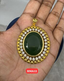 Premium quality One gram gold Big size stone pendent