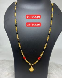 Premium quality One gram gold Mudi chain with laxmi pendent