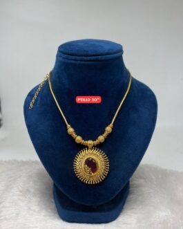 Premium quality One gram gold Stone necklace