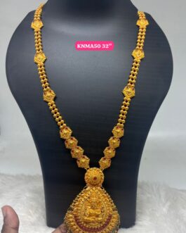 Premium quality Geru finish 32 inch long necklace