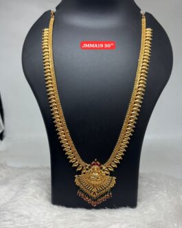 Premium quality One gram gold laxmi necklace