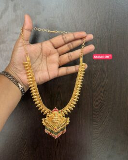 Premium quality One gram gold laxmi necklace