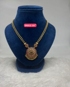 Premium quality One gram gold 24 inch necklace