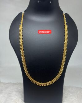 Premium quality One gram gold Long necklace