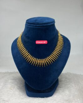 Premium quality one gram gold mallige necklace