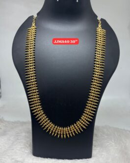 Premium quality one gram gold mallige necklace