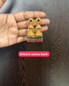 Premium quality one gram gold Big size Jumka