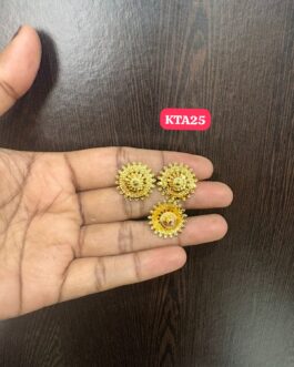 Premium quality One gram gold stud ear rings