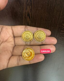 Premium quality One gram gold stud ear rings