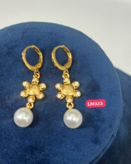 Premium quality One gram gold hanging ear rings