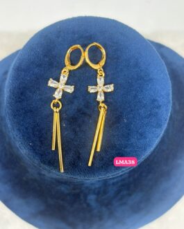 Premium quality One gram gold hanging ear rings