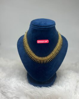 Premium quality One gram gold short mallige necklace