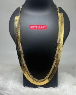Premium quality One gram gold 26 inch long coin laxmi necklace