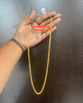 Premium quality One gram gold 24 inch chain