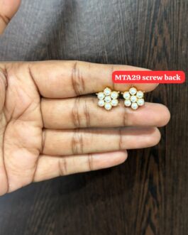 Premium quality Pure panchaloha Pearl ear rings