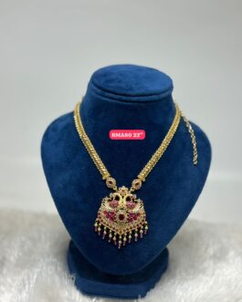 Premium quality one gram gold Short necklace