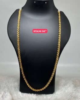 Premium quality One gram gold Gents and ladies Chain