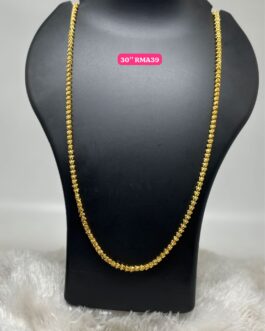 Premium quality One gram gold 30 inch dashavathara chain