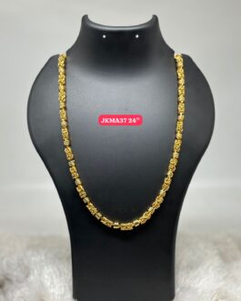 Premium quality One gram gold 24 inch Heavy design gents chain