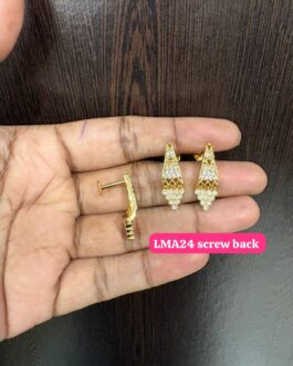 Premium quality one gram gold ear rings