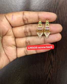 Premium quality one gram gold ear rings
