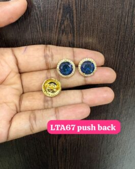 Premium quality one gram gold ear rings