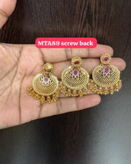 Premium quality one gram gold lolaka ear rings