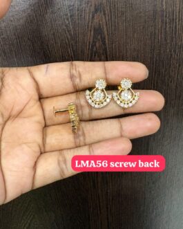 Premium quality one gram gold ear rings