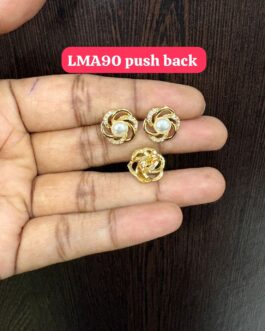 Premium quality one gram gold ear rings