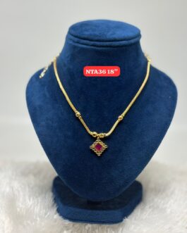 Premium quality One gram gold short necklace