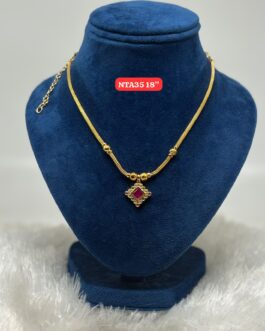Premium quality One gram gold short necklace