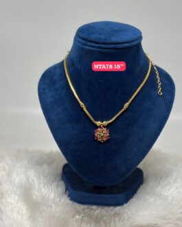 Premium quality One gram gold short necklace
