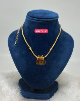 Premium quality One gram gold short necklaces