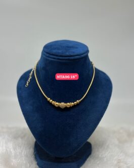 Premium quality One gram gold short necklaces