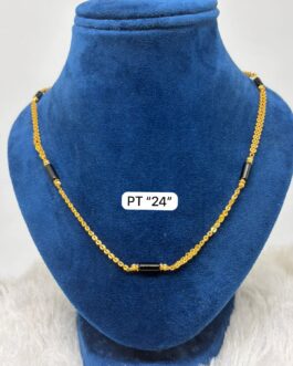 Premium quality one gram gold karimani 24inch