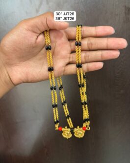 Premium quality one gram gold Mudi Karimani with Thali