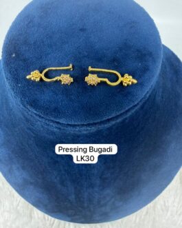 Premium quality One gram gold Pressing Bugadi Ear rings