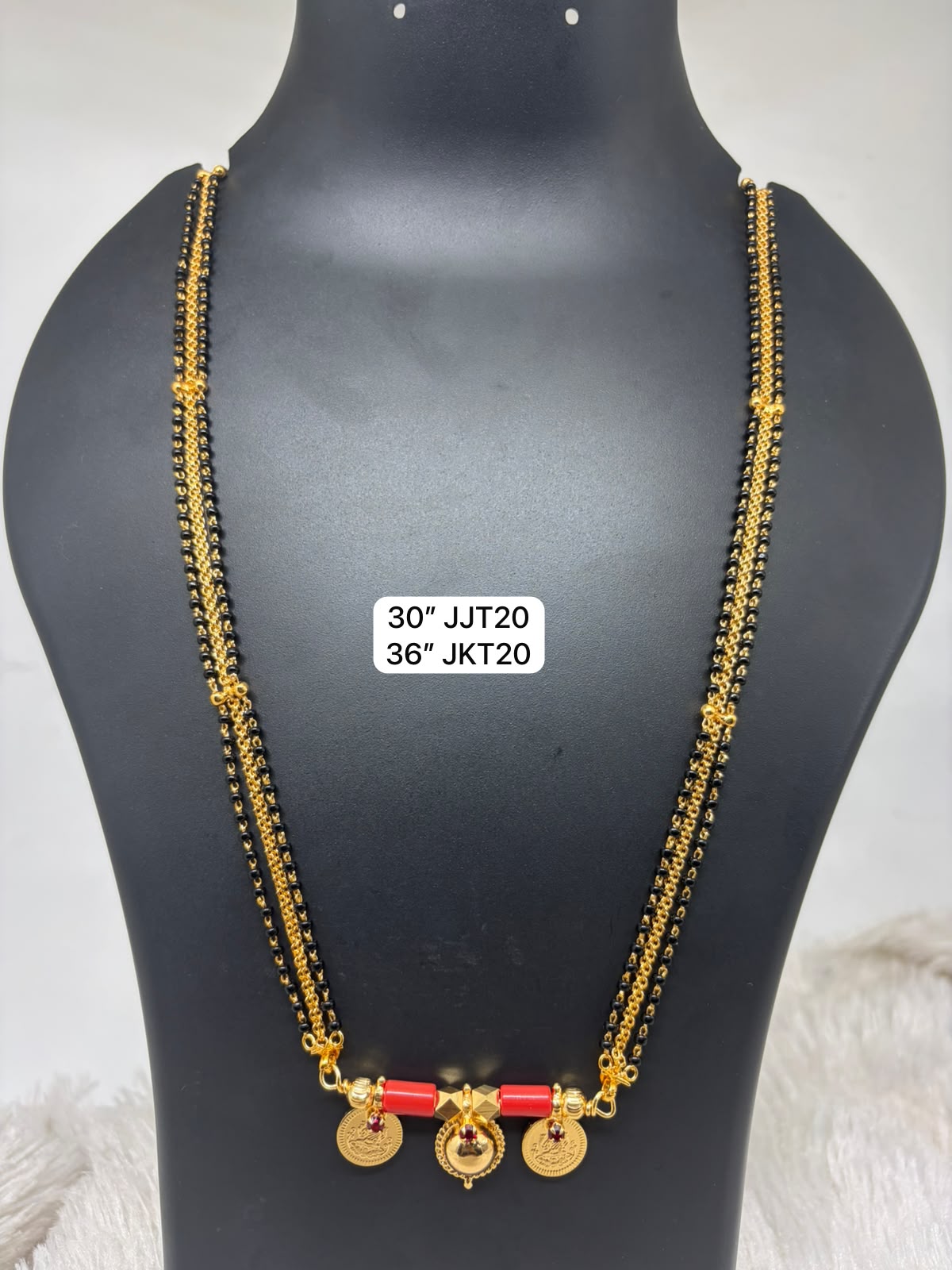 Premium quality one gram gold handmade beautiful patti karimani with thali
