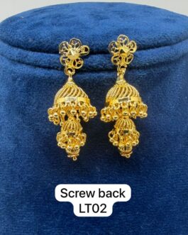 Premium quality One gram gold small step jumka
