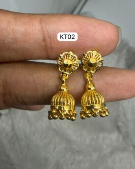 Premium quality One gram gold small  jumka