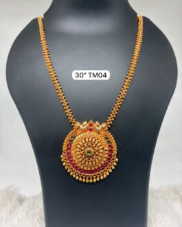 Premium quality geru polish long necklace