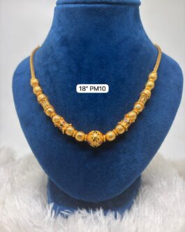 Premium quality geru polish Antique beads necklace