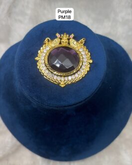 Premium quality one gram gold Musti Pearl chain with Big stone pendent Only pendent cost 640