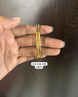 Premium quality one gram gold pain bangles