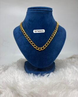 Premium quality one gram gold 18 inch heavy necklace