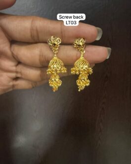 Premium quality One gram gold small step jumka