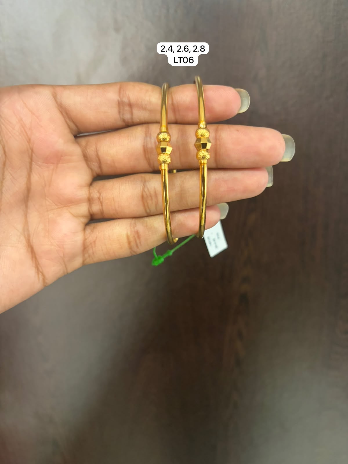 Premium quality one gram gold Bangles