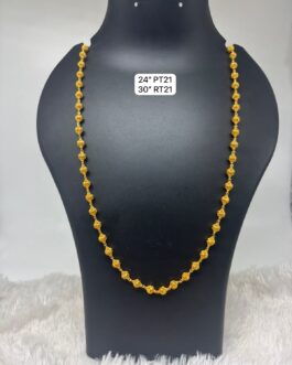 Premium quality One gram gold ball chain