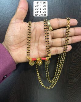 Premium quality  Hand made 1st quality One gram gold Cap Karimani with Thali pendent